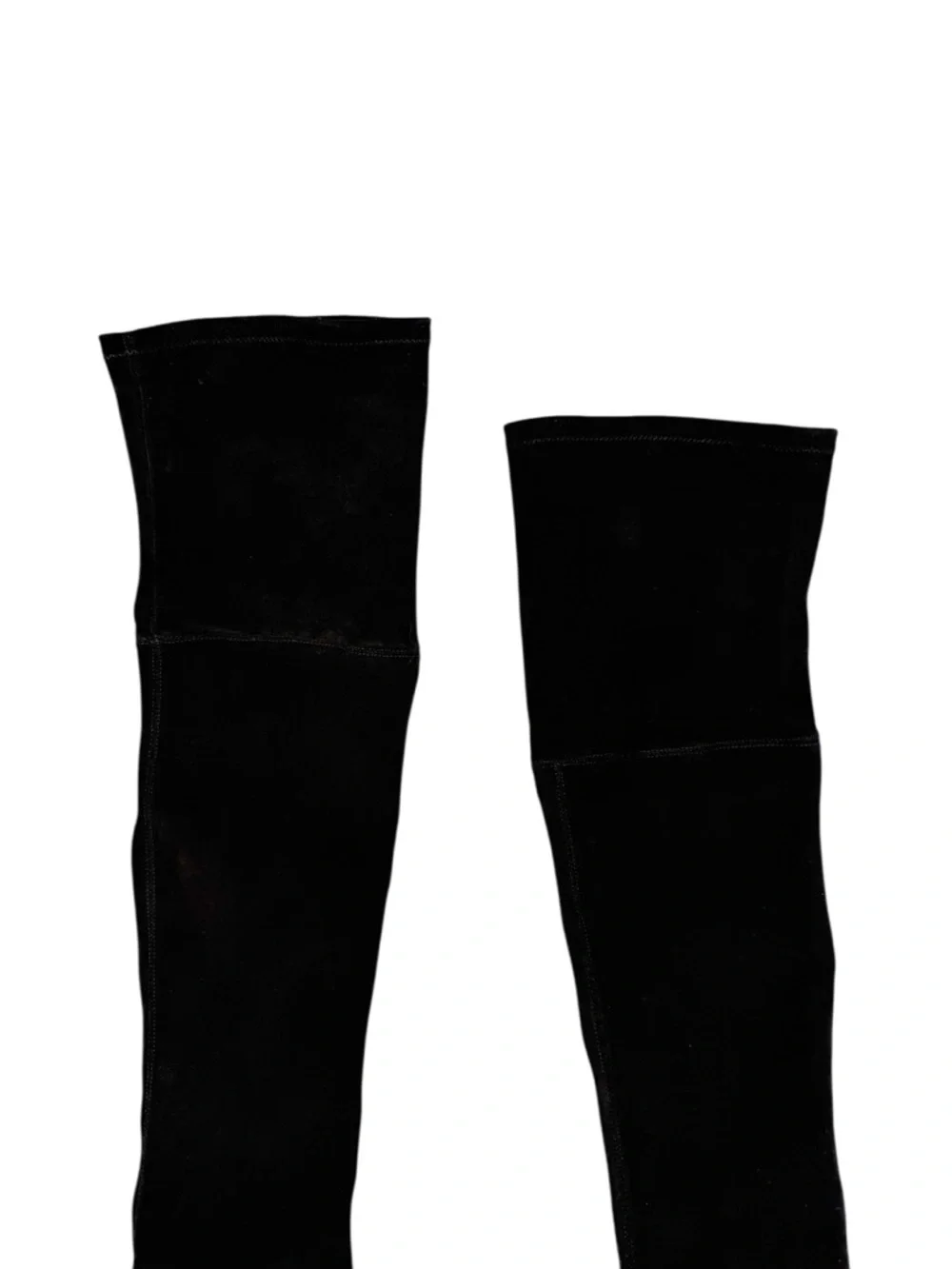 Barneys New York Black Suede Stretch Over the Knee Thigh High Boots Size 39